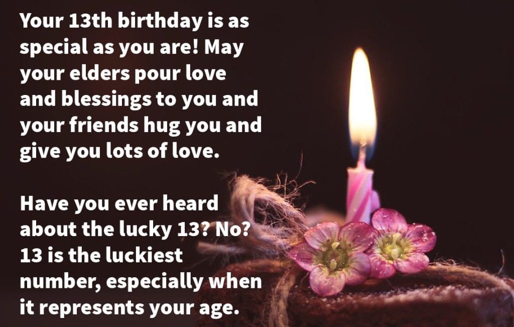 Best Funny 13th Birthday Quotes 