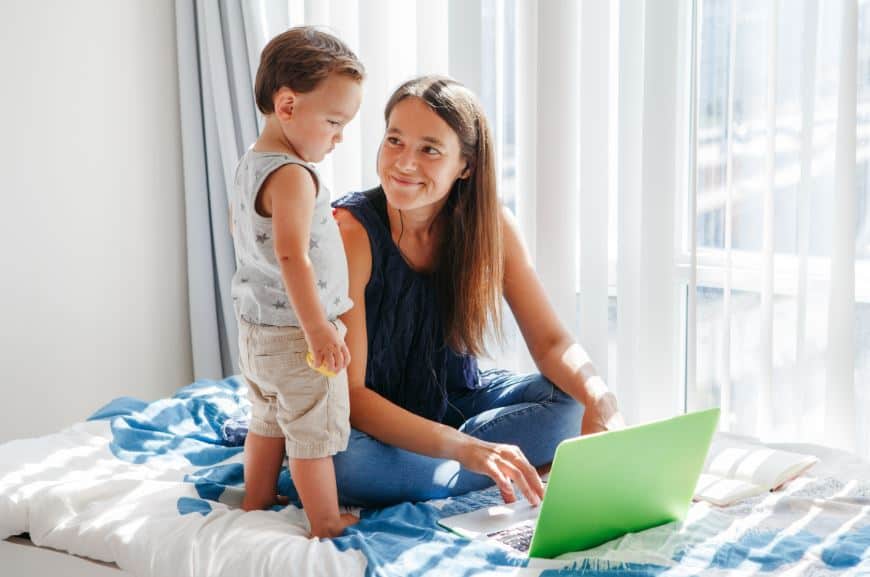 life as a work from home mom