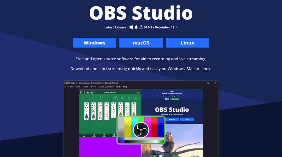 OBS Screen Recording Software