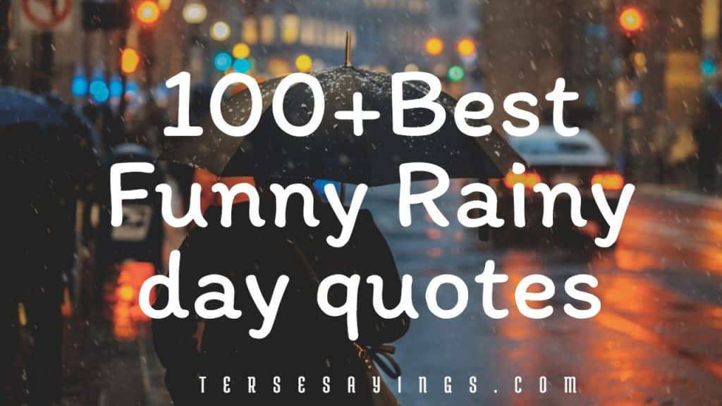 funny rain quotes