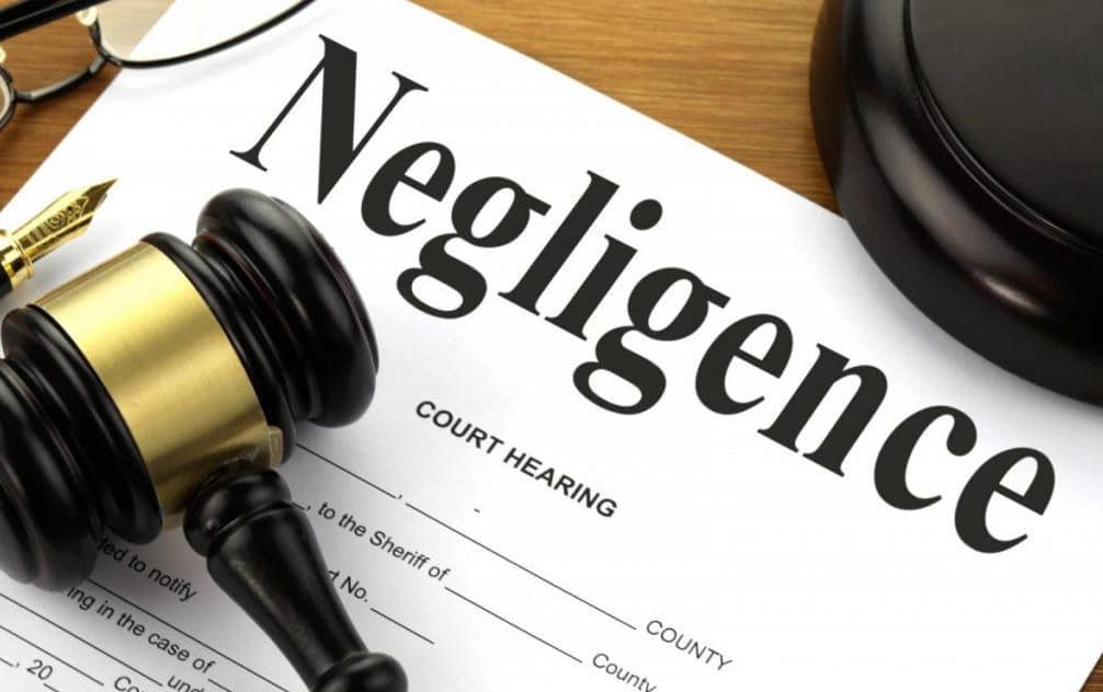 Negligence in Personal Injury Case