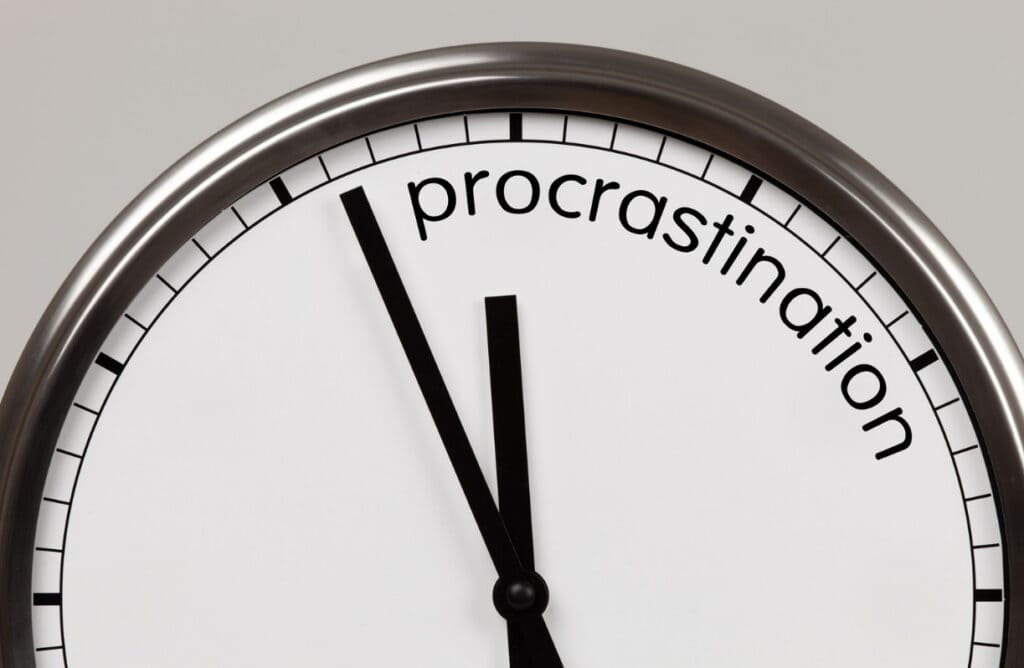 avoid procrastination