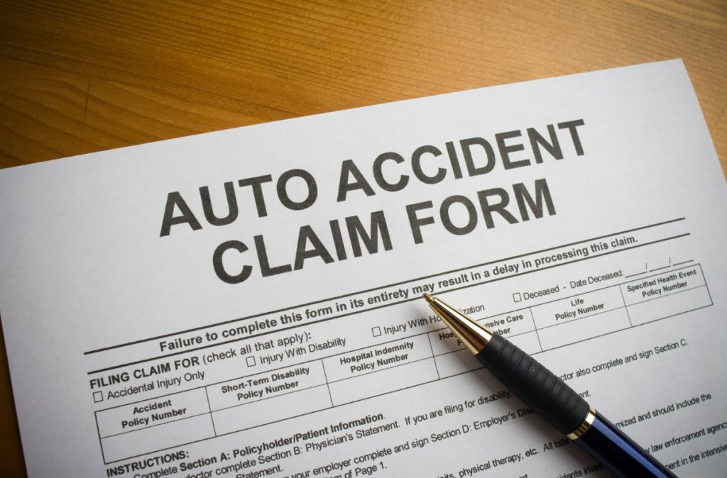 Car Accident Claim Form