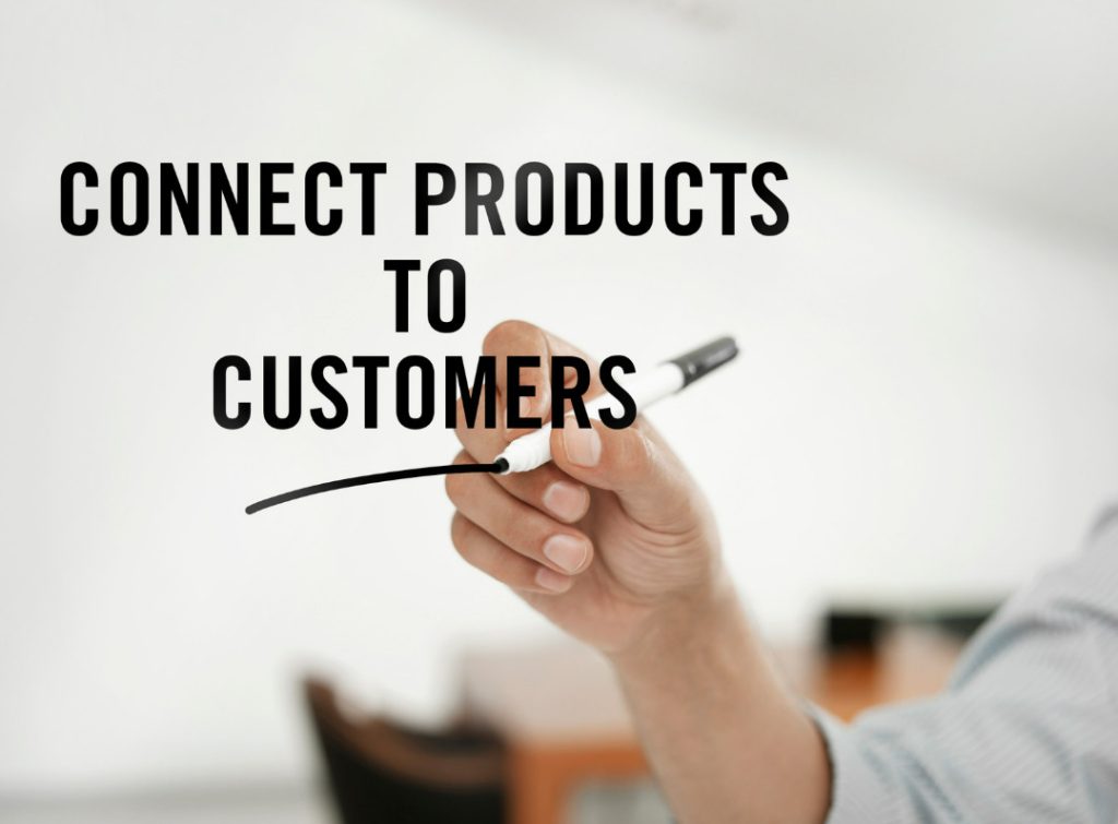 connect products to customers