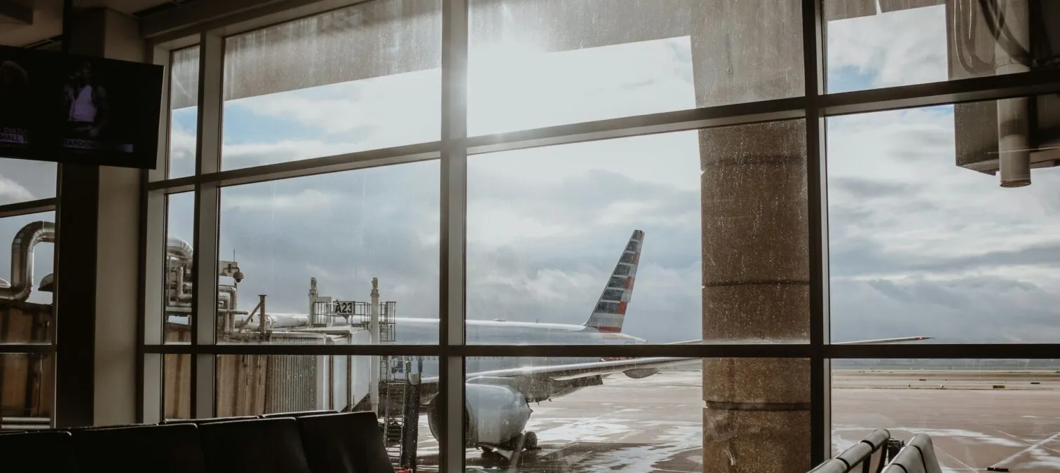 Business lounge on the airport